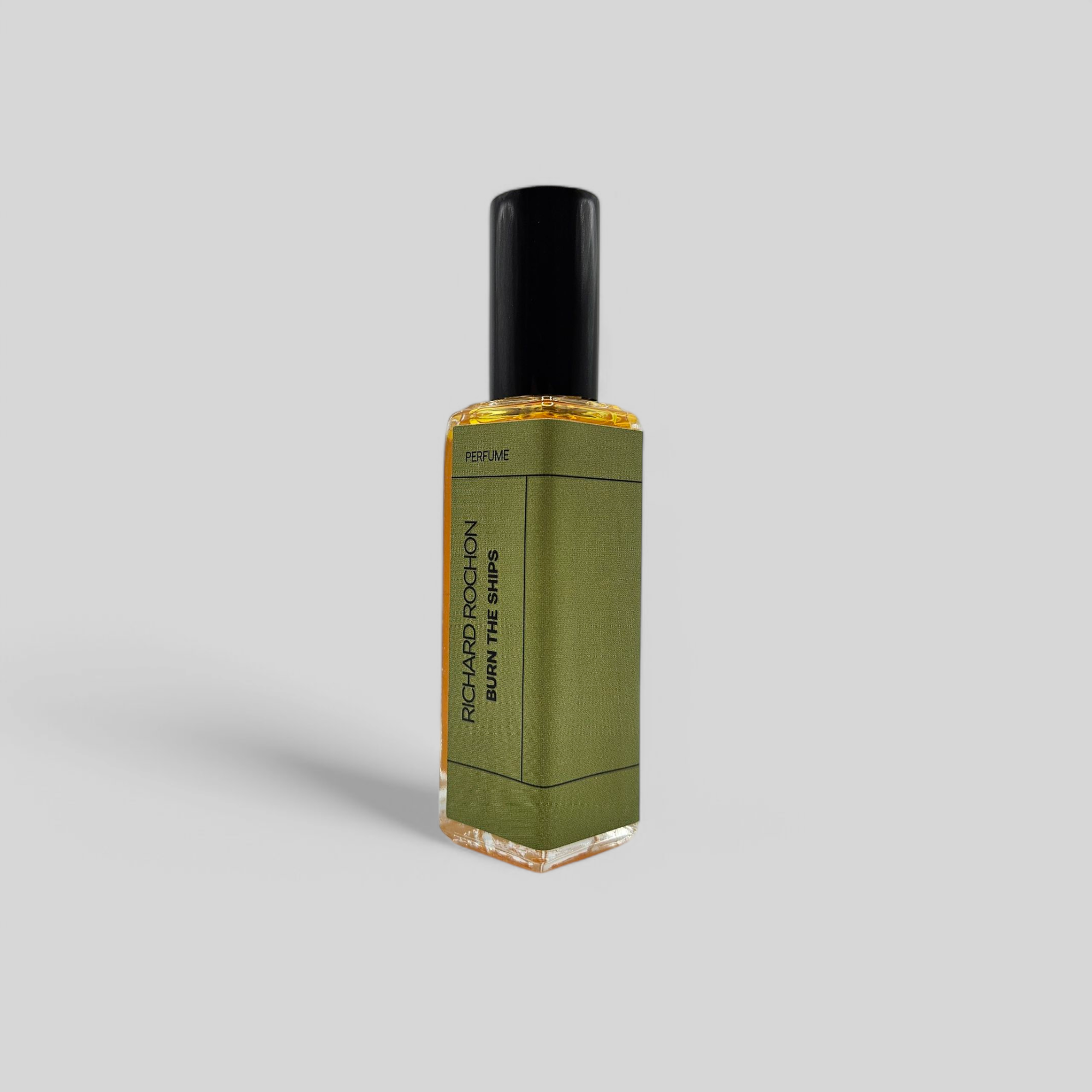 Richard Rochon Burn the Ships – daring smoky fragrance with saffron, clove, and woods, made for rule-breakers - 20mL bottle
