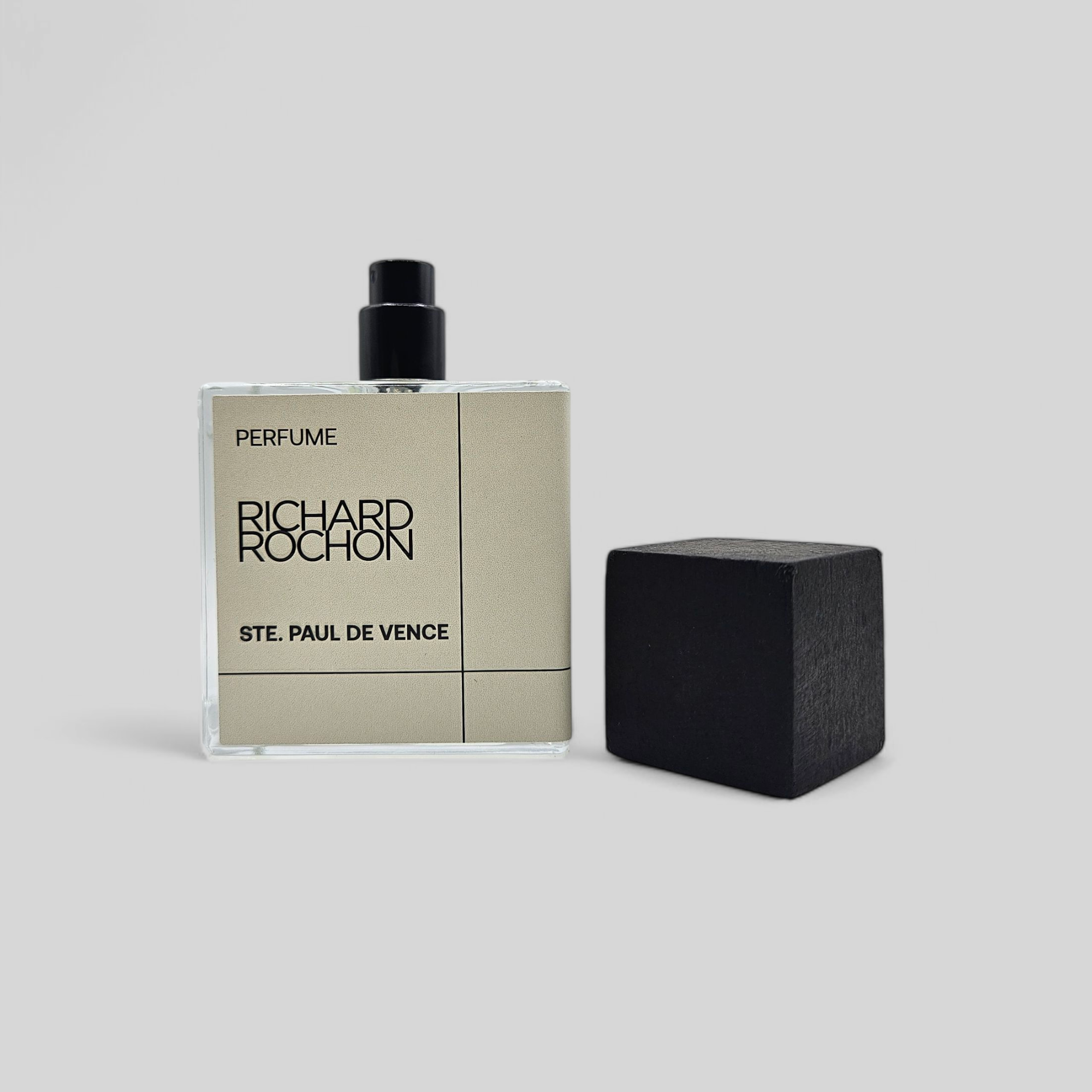 Bottle without cap Ste Paul de Vence perfume by Richard Rochon